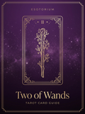 Two of Wands tarot card, Esotorium PDF cover
