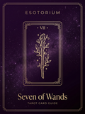 Seven of Wands tarot card, Esotorium PDF cover