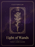 Eight of Wands tarot card, Esotorium PDF cover