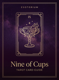 Nine of Cups tarot card, Esotorium PDF cover