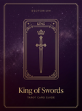 King of Swords tarot card, Esotorium PDF cover