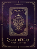 Queen of Cups tarot card, Esotorium PDF cover
