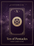 Ten of Pentacles tarot card, Esotorium PDF cover