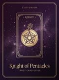 Knight of Pentacles tarot card, Esotorium PDF cover