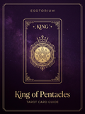 King of Pentacles tarot card, Esotorium PDF cover