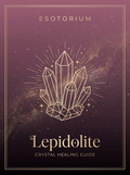 Lepidolite crystal guide cover