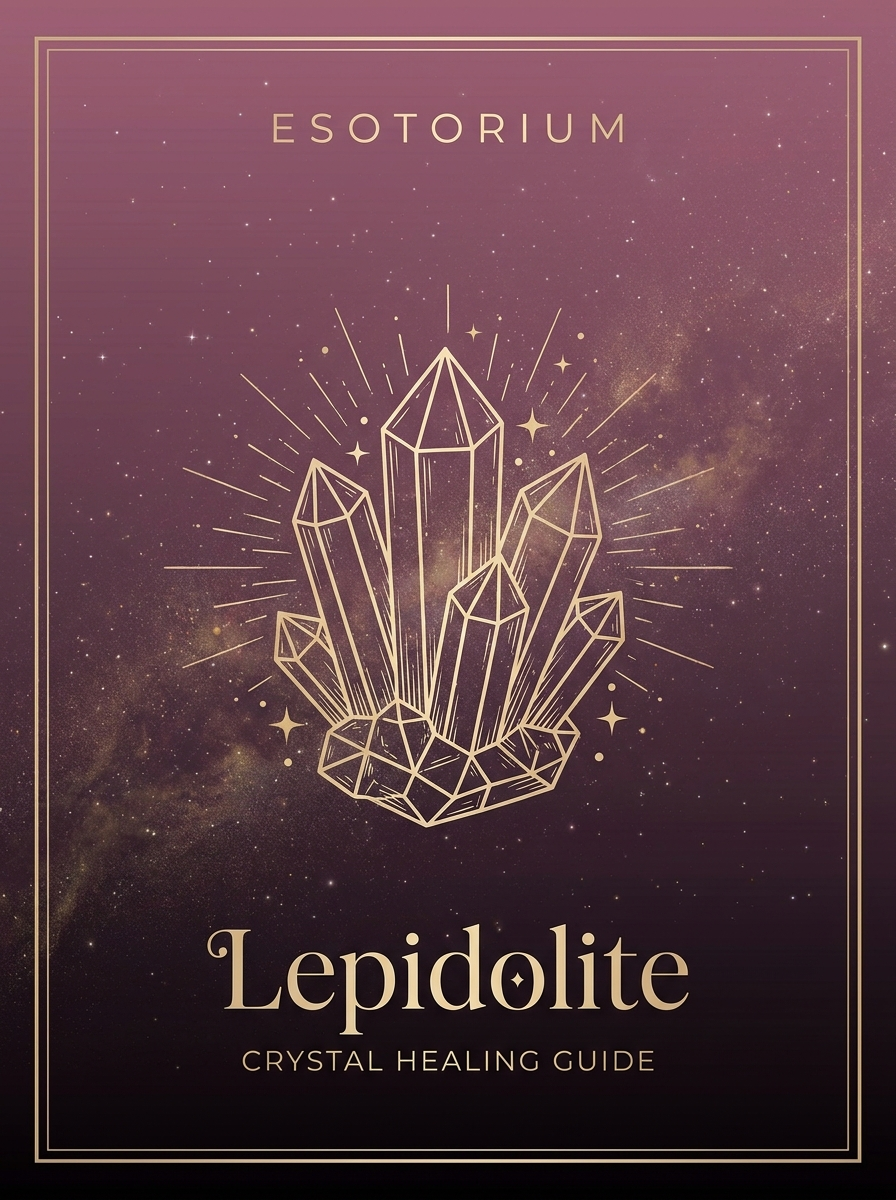Lepidolite crystal guide cover