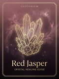 Red Jasper crystal guide cover