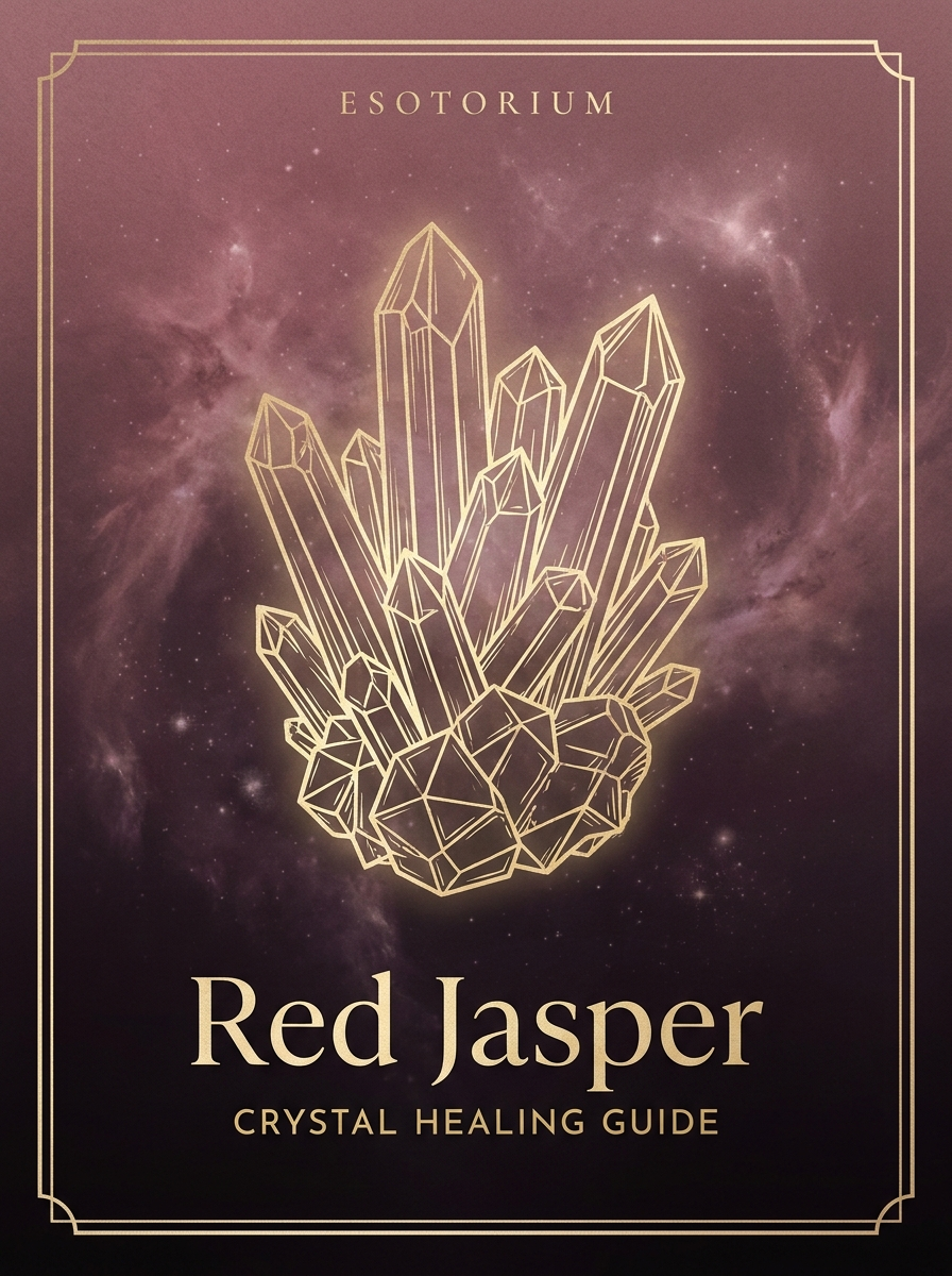 Red Jasper crystal guide cover