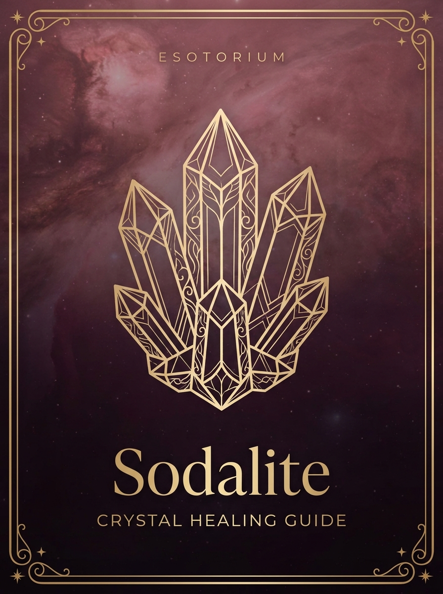 Sodalite crystal guide cover