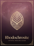 Rhodochrosite crystal guide cover