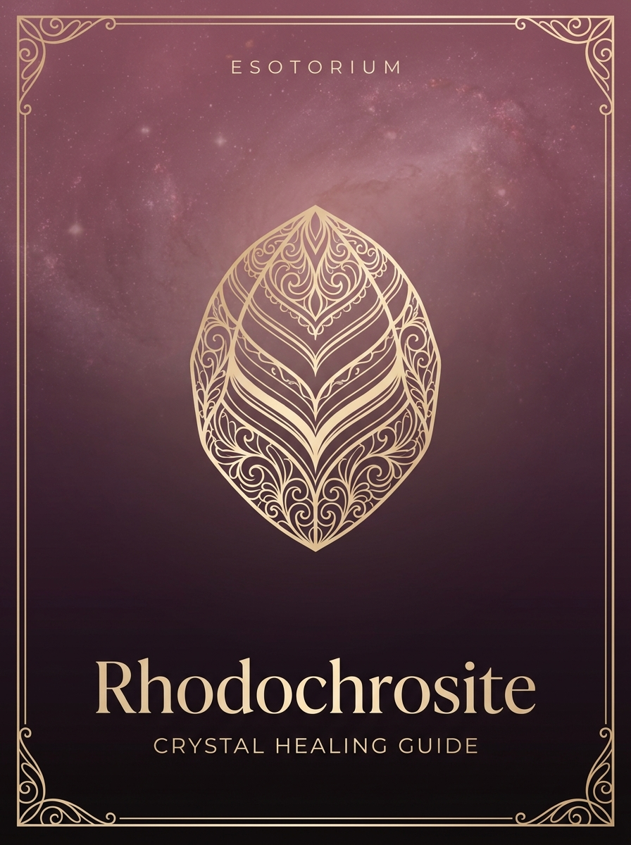 Rhodochrosite crystal guide cover