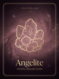 Angelite crystal guide cover