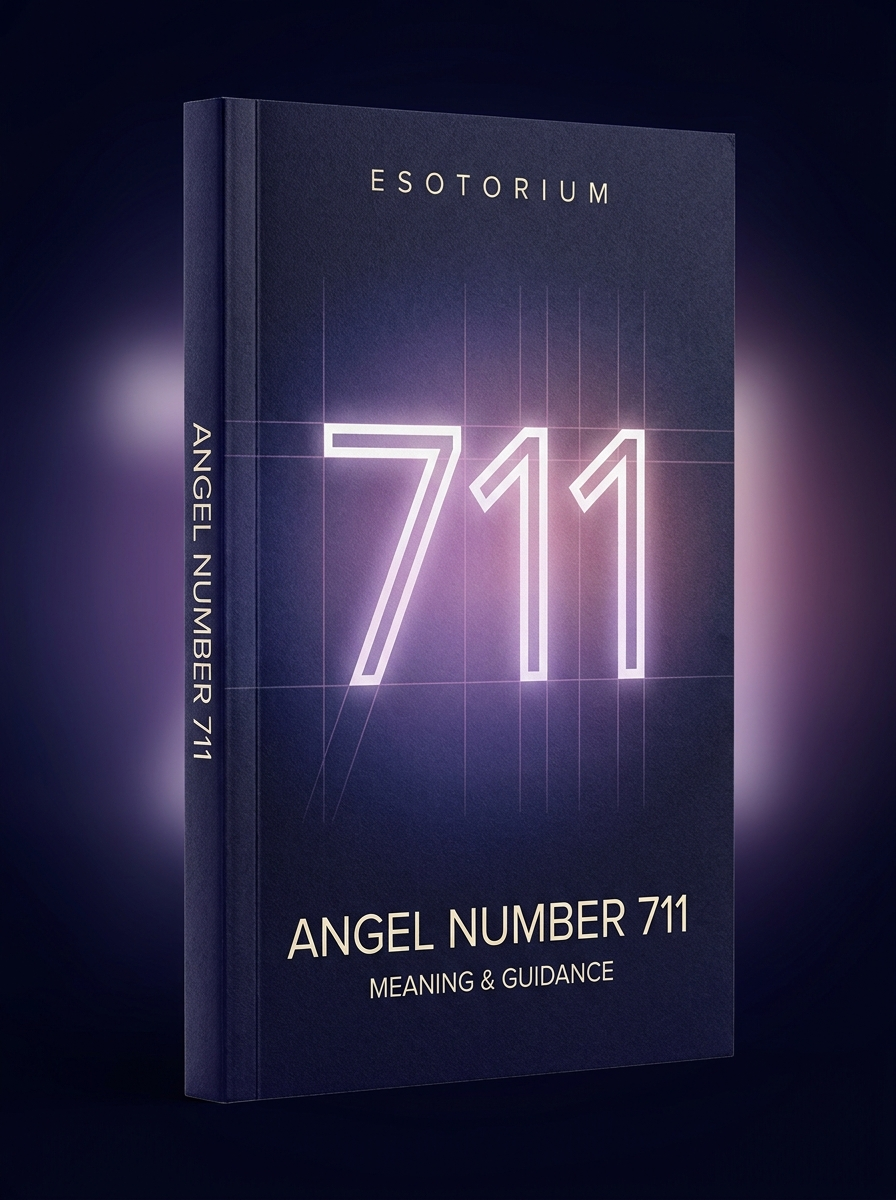 Angel Number 711 — Meaning in Love, Money & Life — Esotorium cover v4