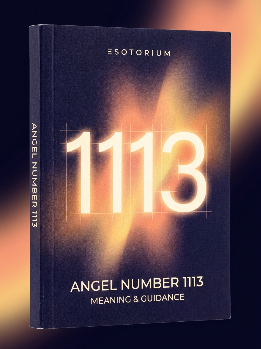 Angel Number 1113 — Meaning in Love, Money & Life — Esotorium cover v4