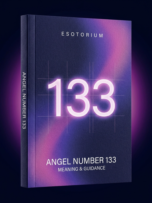 Angel Number 133 — Meaning in Love, Money & Life — Esotorium cover v4