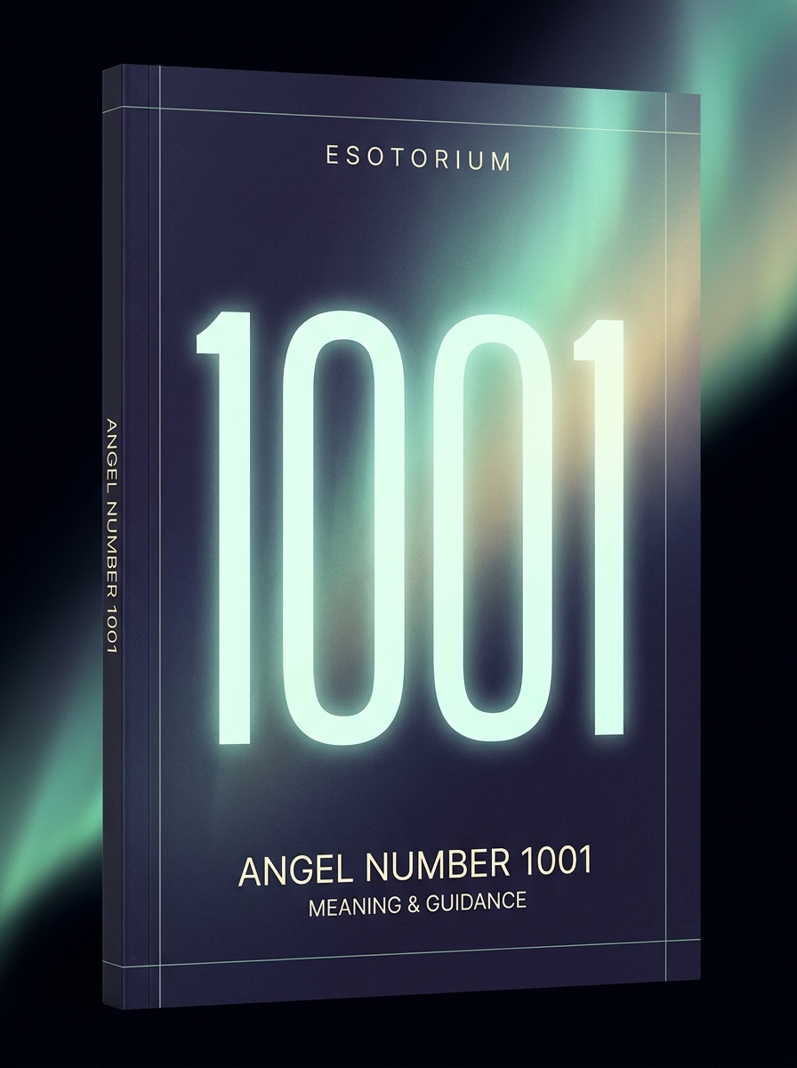 Angel Number 1001 — Meaning in Love, Money & Life — Esotorium cover v4