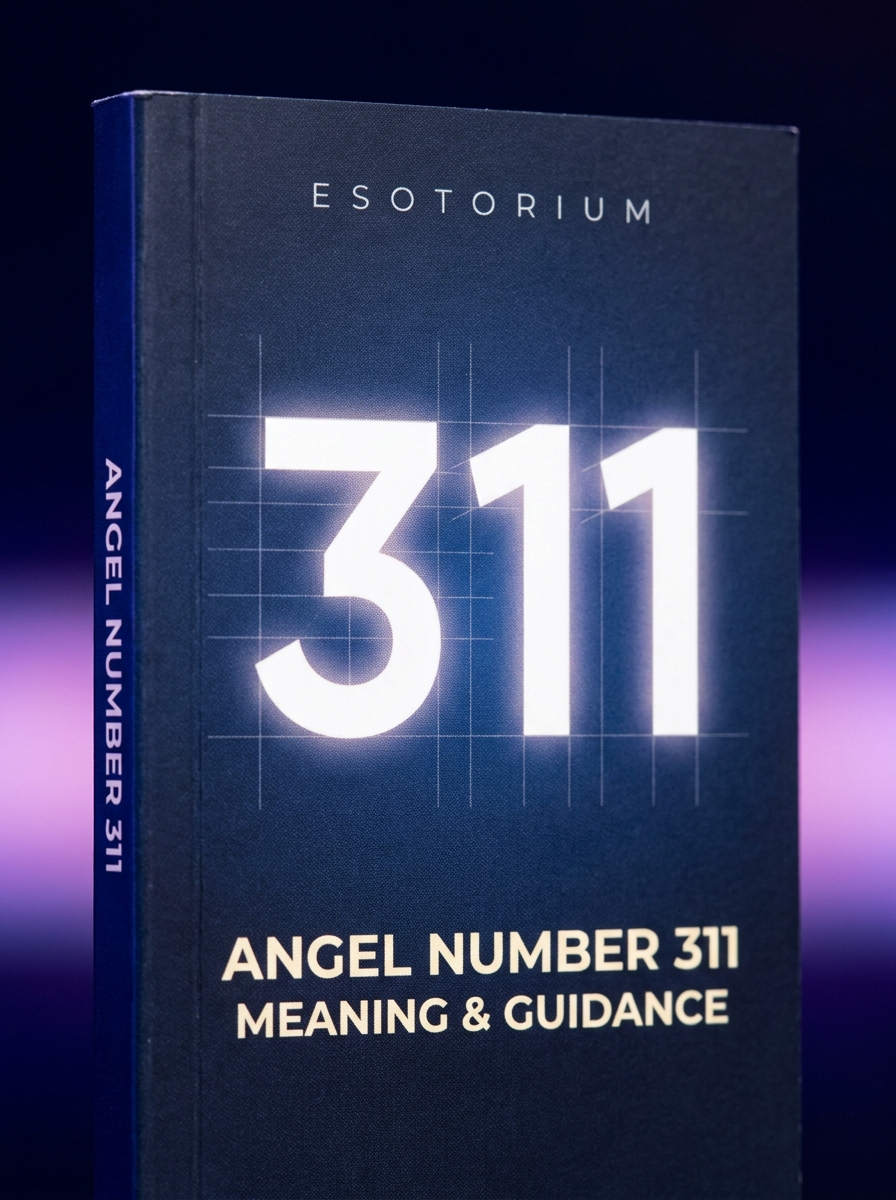 Angel Number 311 — Meaning in Love, Money & Life — Esotorium cover v4