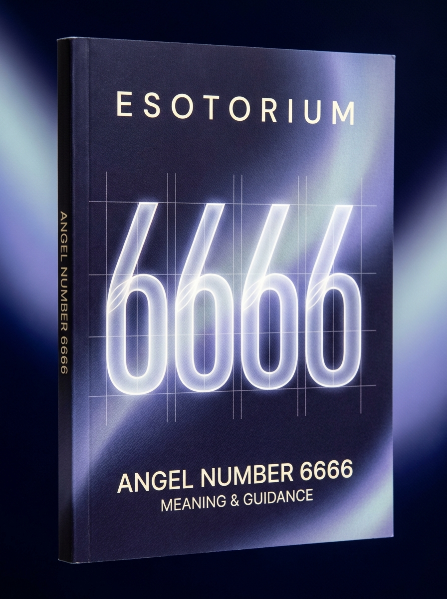 Angel Number 6666 — Meaning in Love, Money & Life — Esotorium cover v4