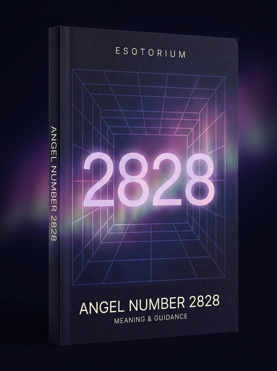 Angel Number 2828 — Meaning in Love, Money & Life — Esotorium cover v4