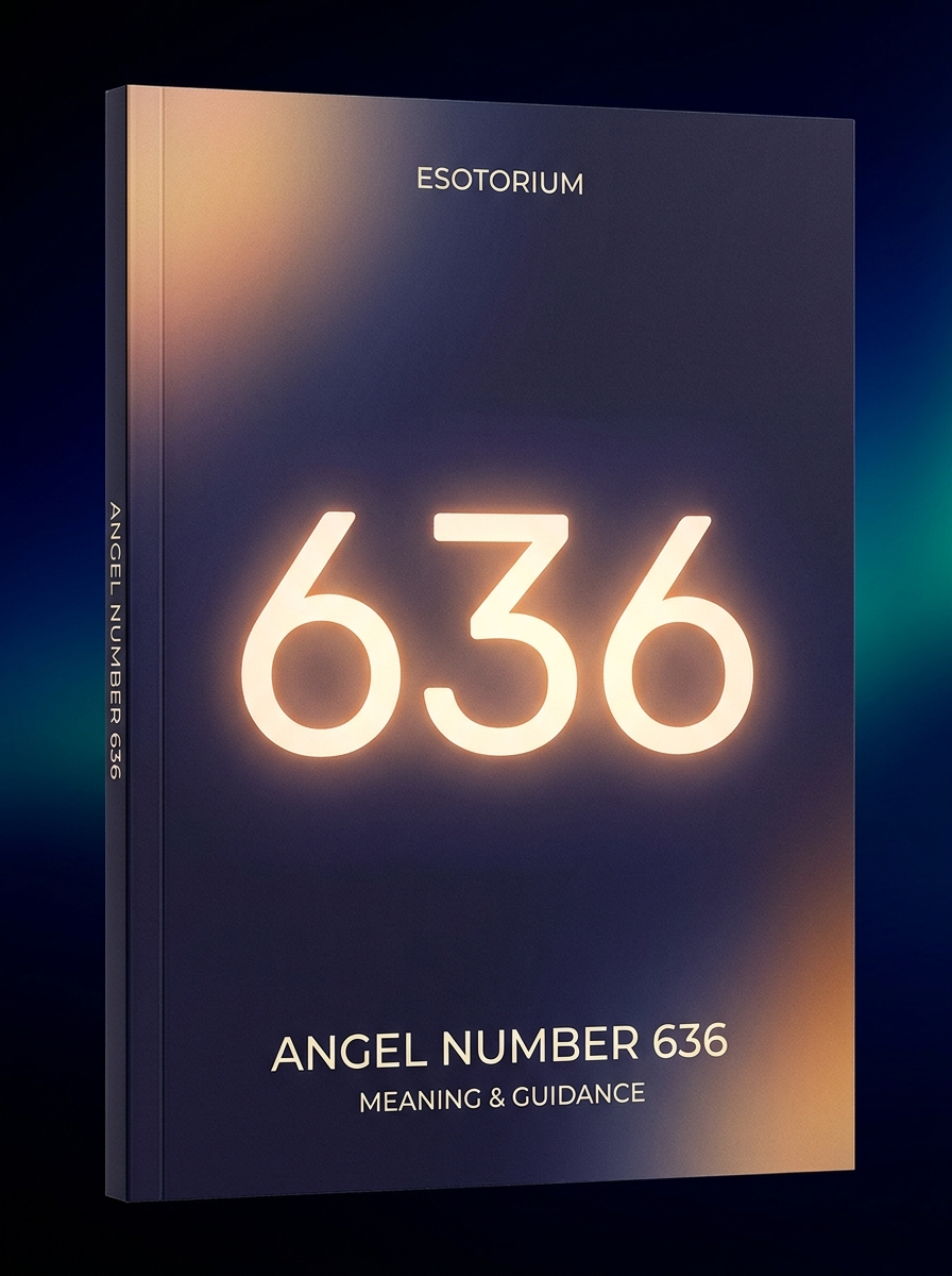 Angel Number 636 — Meaning in Love, Money & Life — Esotorium cover v4