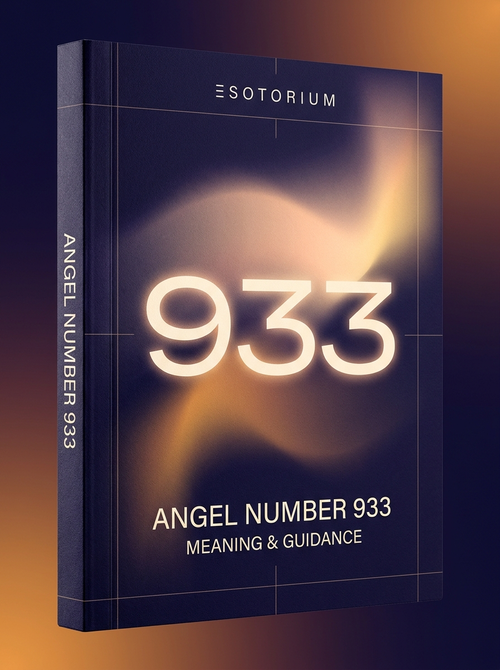 Angel Number 933 — Meaning in Love, Money & Life — Esotorium cover v4