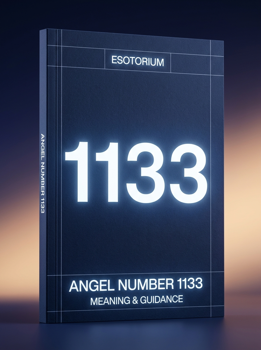 Angel Number 1133 — Meaning in Love, Money & Life — Esotorium cover v4