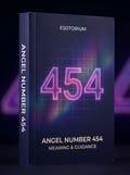 Angel Number 454 — Meaning in Love, Money & Life — Esotorium cover v4