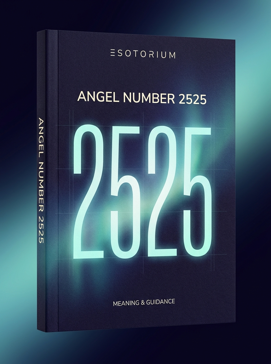 Angel Number 2525 — Meaning in Love, Money & Life — Esotorium cover v4