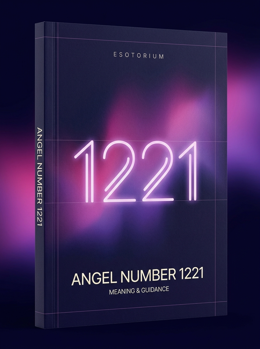 Angel Number 1221 — Meaning in Love, Money & Life — Esotorium cover v4