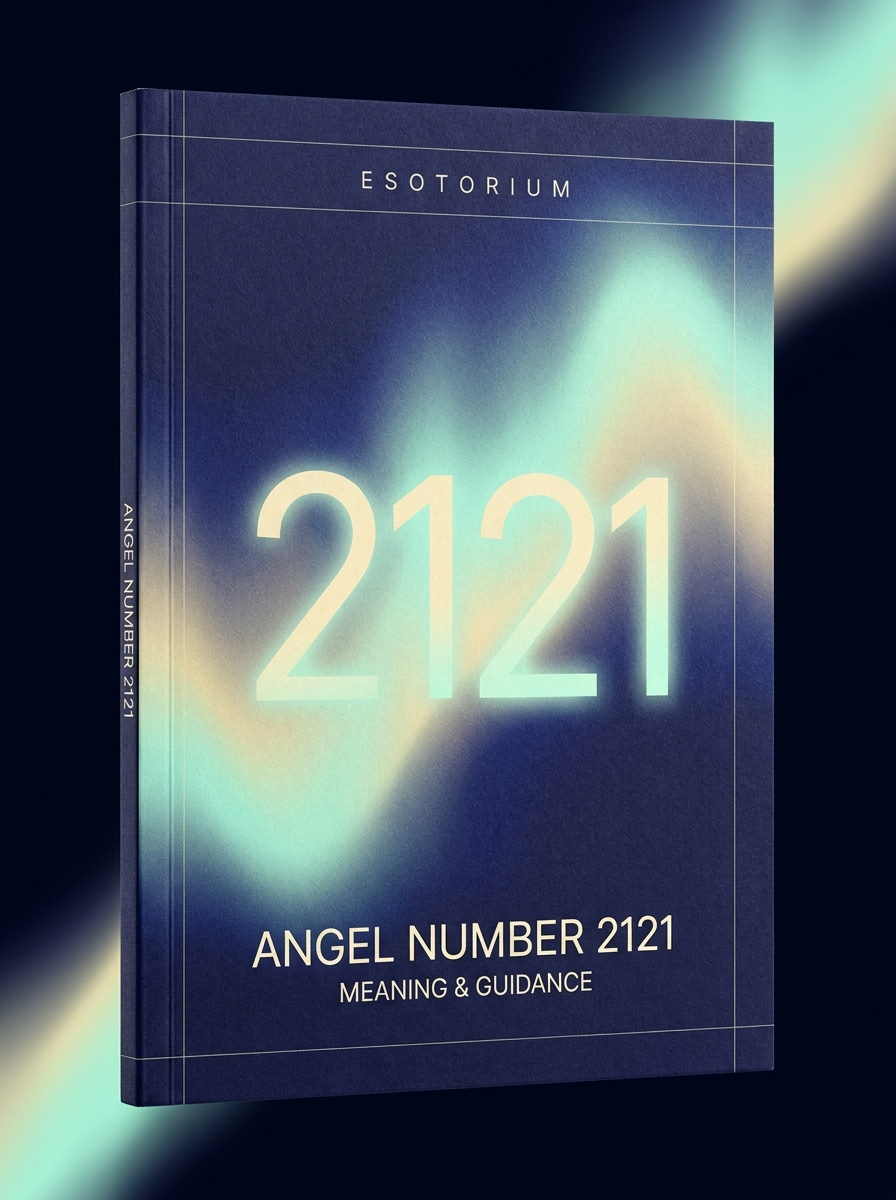 Angel Number 2121 — Meaning in Love, Money & Life — Esotorium cover v4