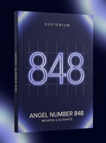 Angel Number 848 — Meaning in Love, Money & Life — Esotorium cover v4