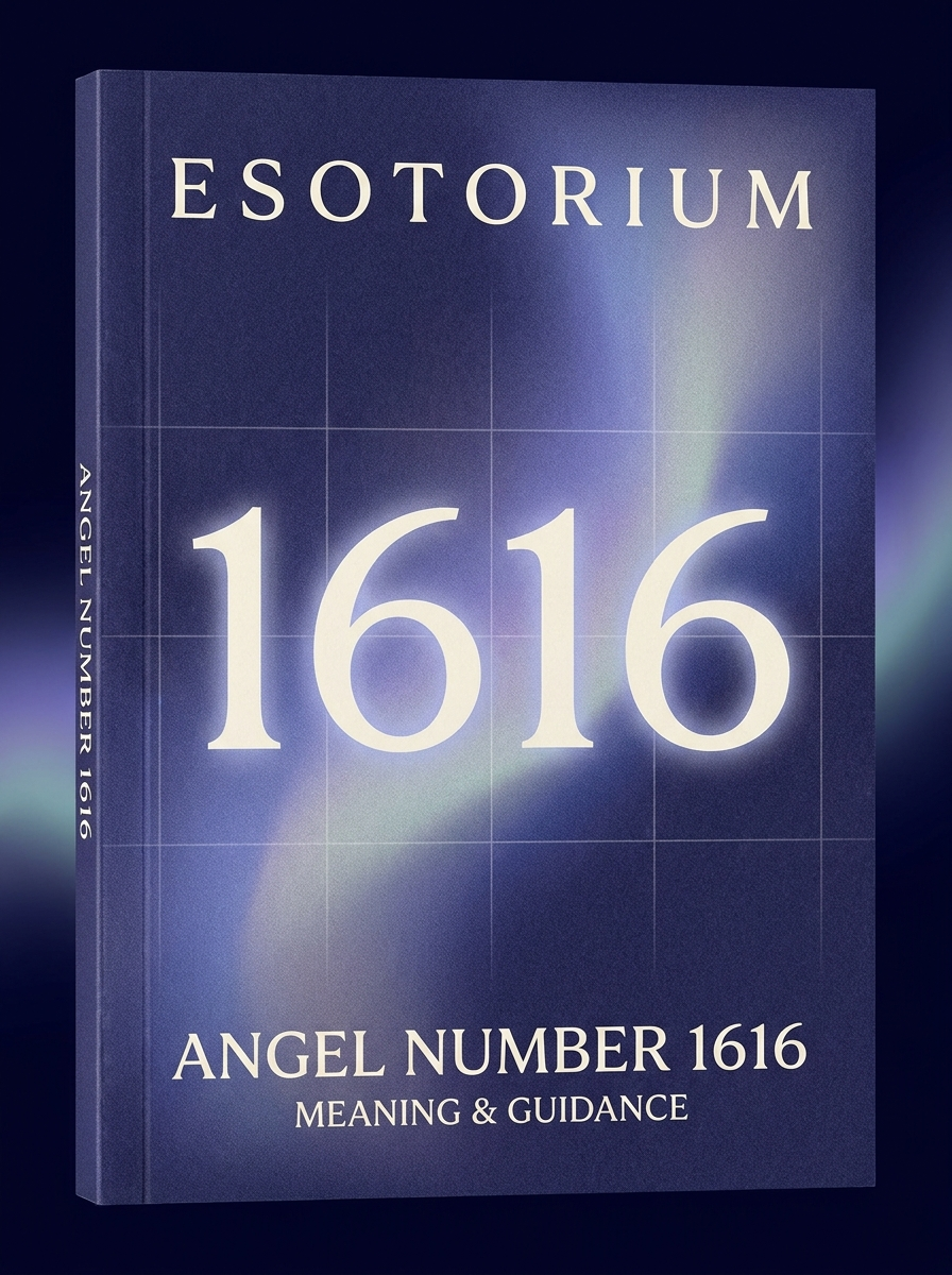 Angel Number 1616 — Meaning in Love, Money & Life — Esotorium cover v4