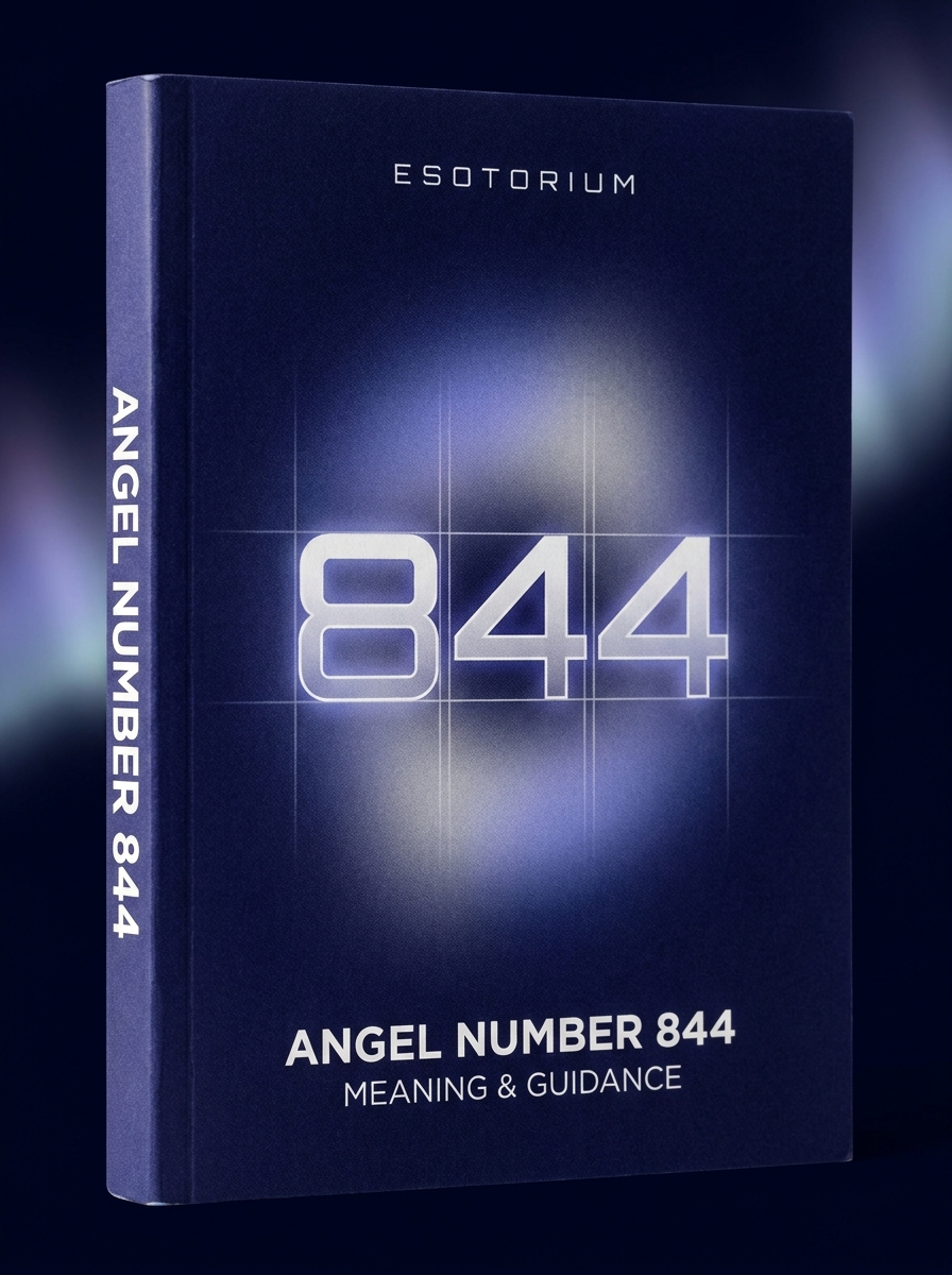 Angel Number 844 — Meaning in Love, Money & Life — Esotorium cover v4
