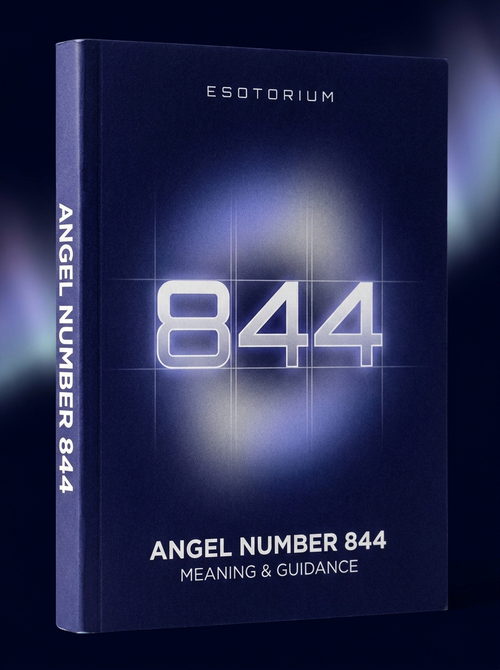 Angel Number 844 — Meaning in Love, Money & Life — Esotorium cover v4