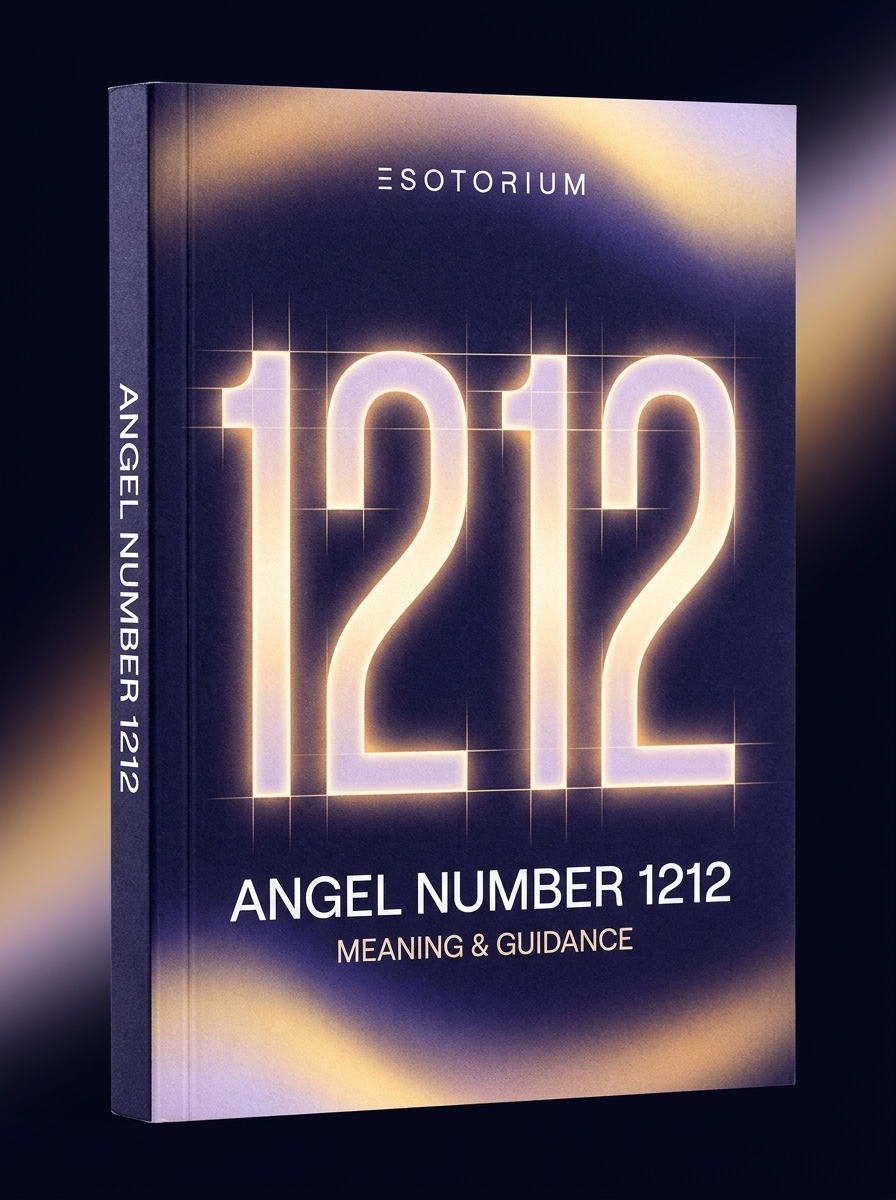 Angel Number 1212 — Meaning in Love, Money & Life — Esotorium cover v4