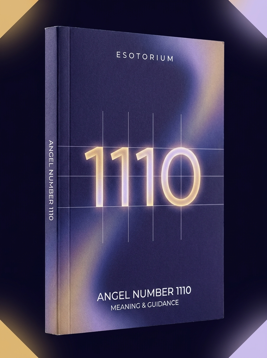 Angel Number 1110 — Meaning in Love, Money & Life — Esotorium cover v4
