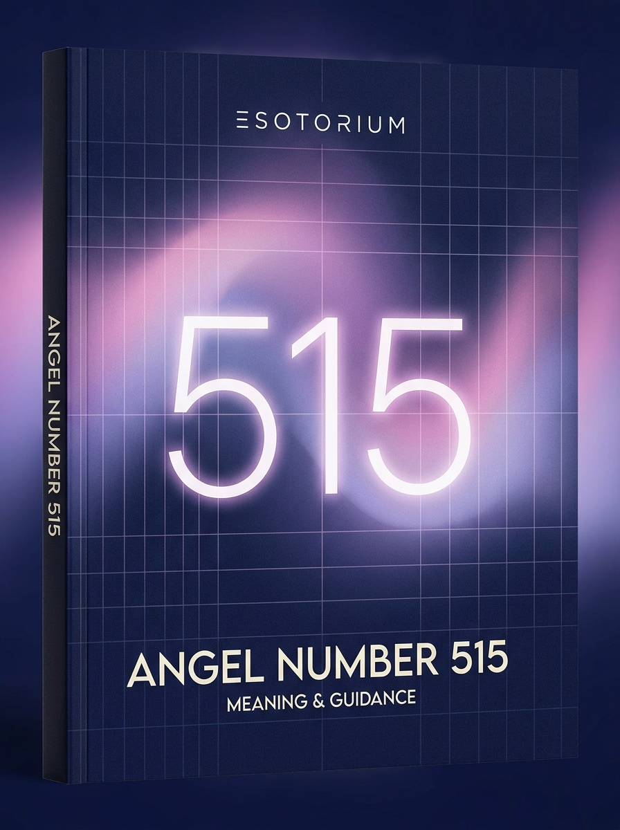 Angel Number 515 — Meaning in Love, Money & Life — Esotorium cover v4