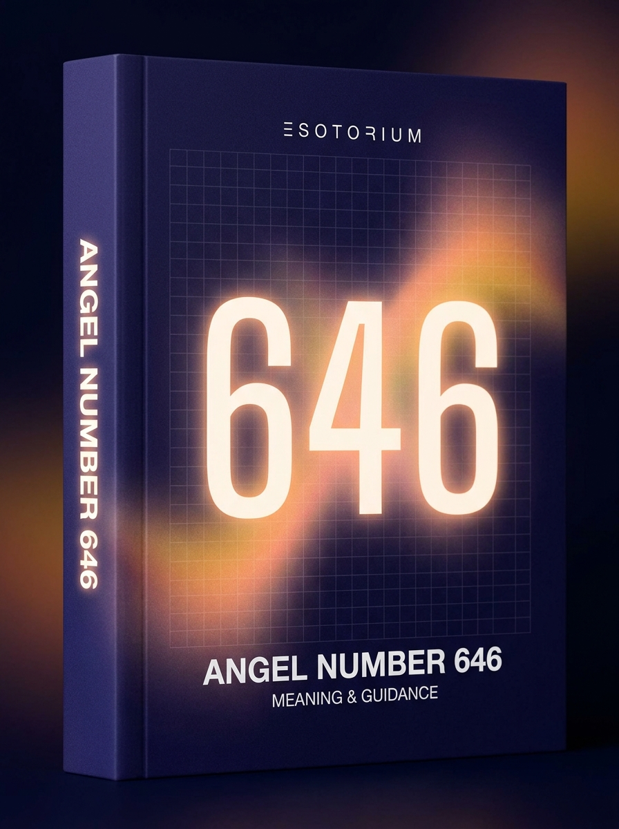 Angel Number 646 — Meaning in Love, Money & Life — Esotorium cover v4