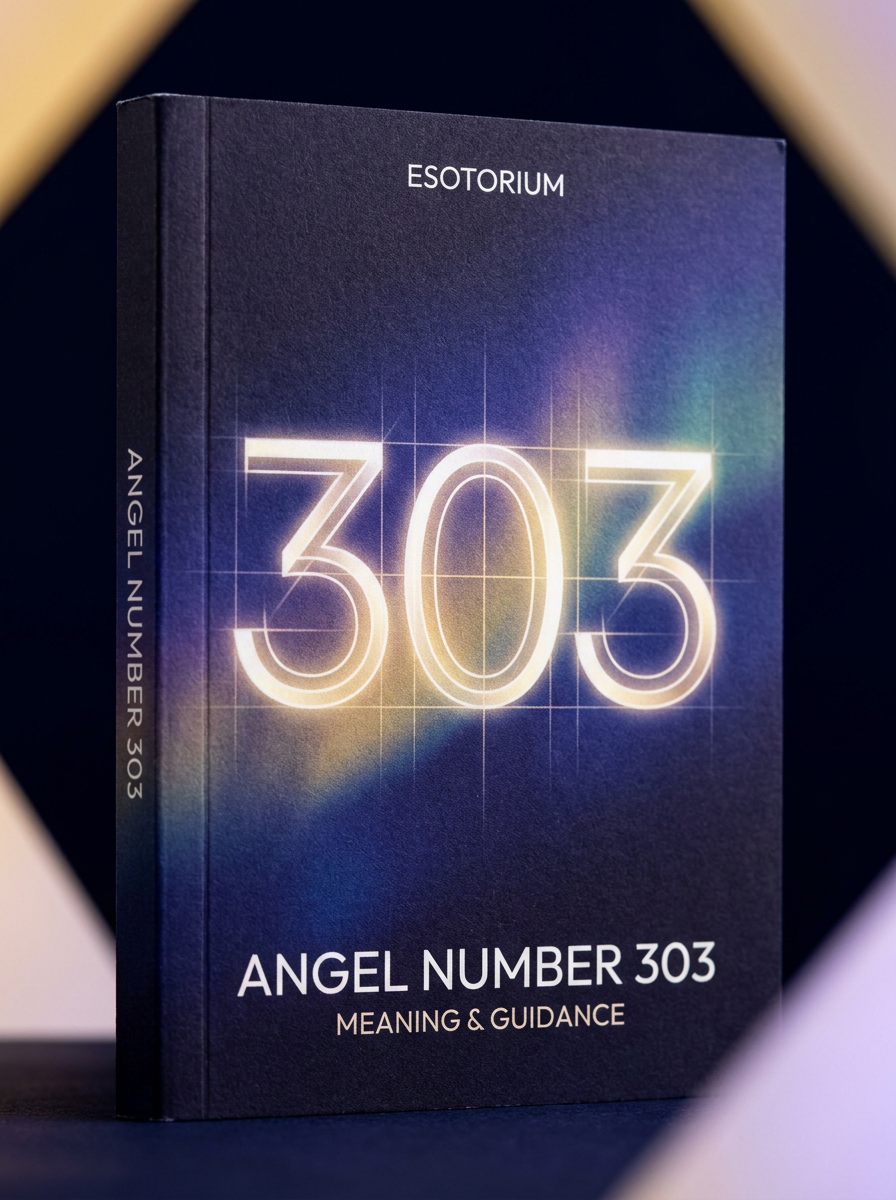 Angel Number 303 — Meaning in Love, Money & Life — Esotorium cover v4