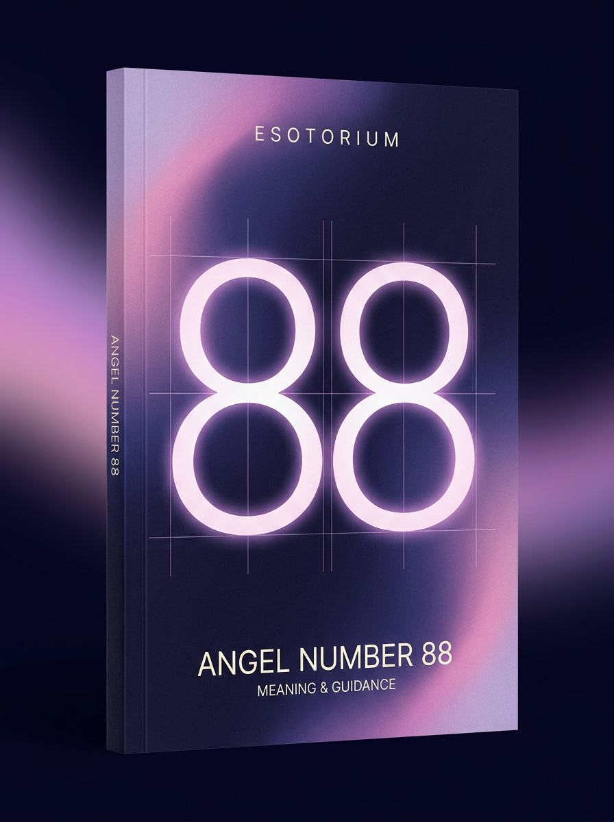 Angel Number 88 — Meaning in Love, Money & Life — Esotorium cover v4