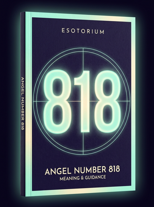 Angel Number 818 — Meaning in Love, Money & Life — Esotorium cover v4