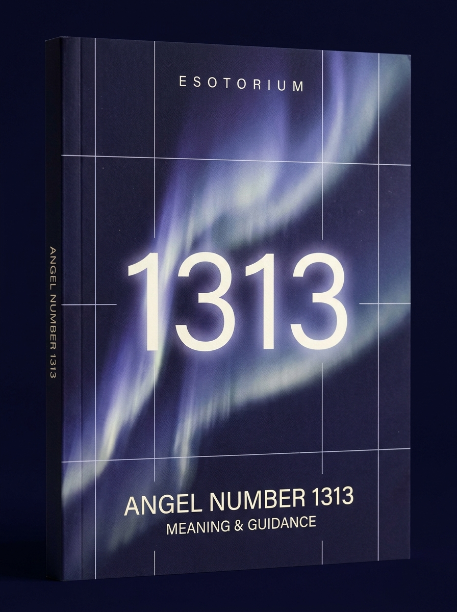 Angel Number 1313 — Meaning in Love, Money & Life — Esotorium cover v4