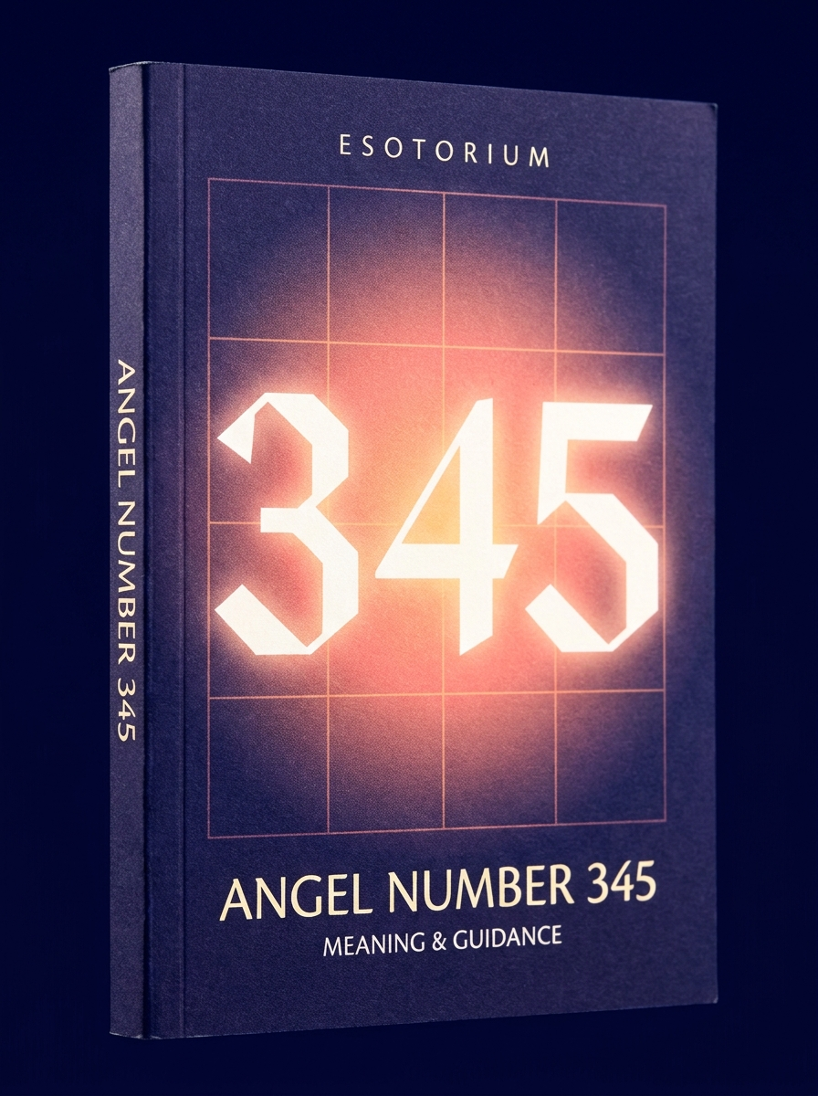 Angel Number 345 — Meaning in Love, Money & Life — Esotorium cover v4