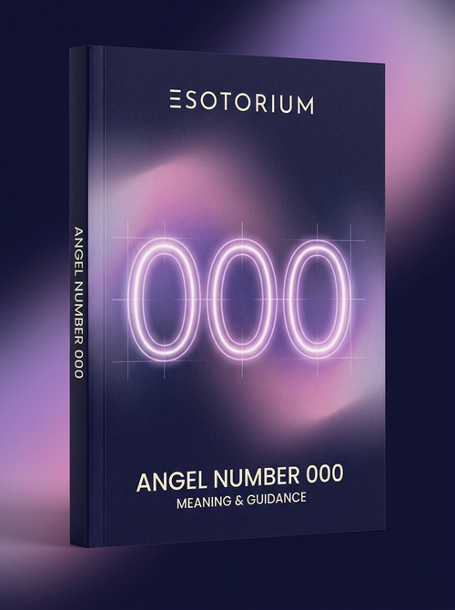 Angel Number 000 — Meaning in Love, Money & Life — Esotorium cover v4