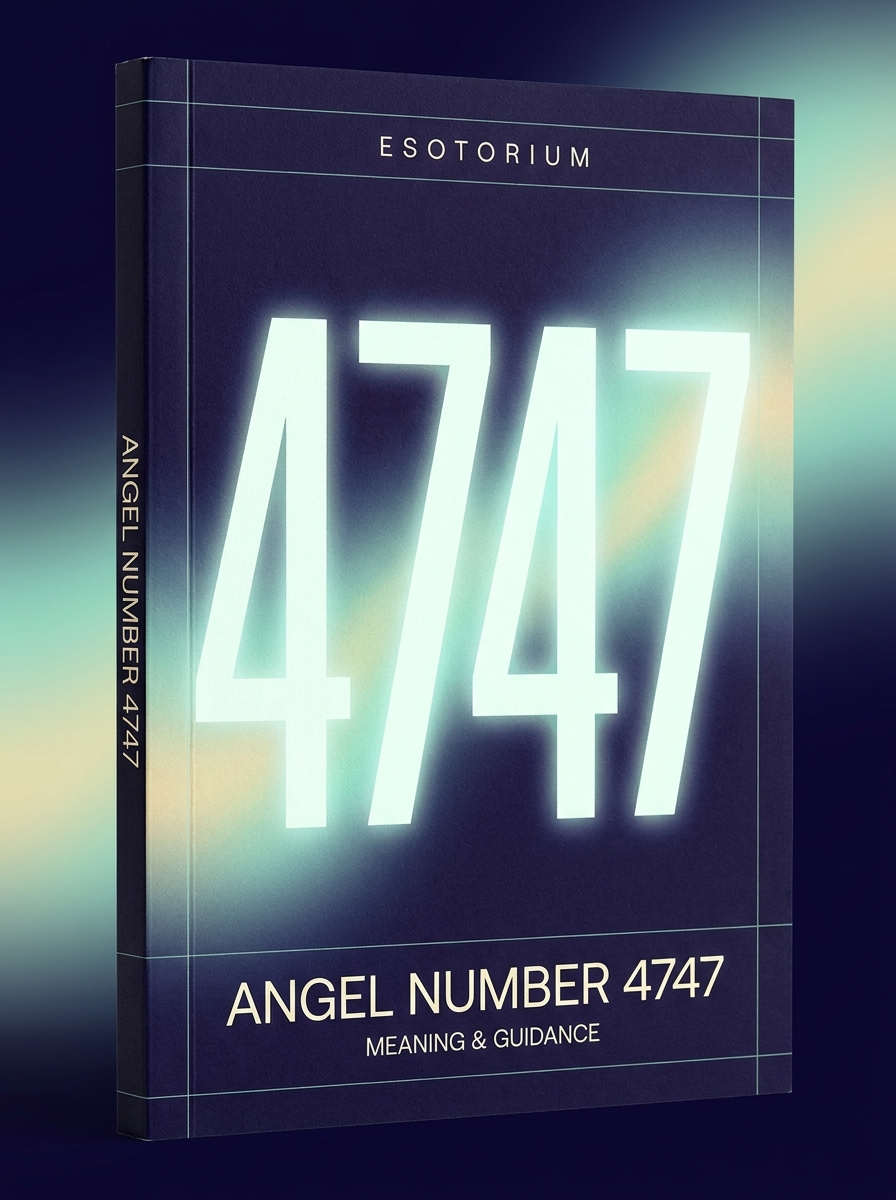 Angel Number 4747 — Meaning in Love, Money & Life — Esotorium cover v4
