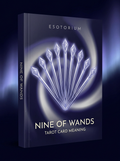 Nine of Wands — Tarot Card Meaning (Upright & Reversed) — Esotorium cover v4