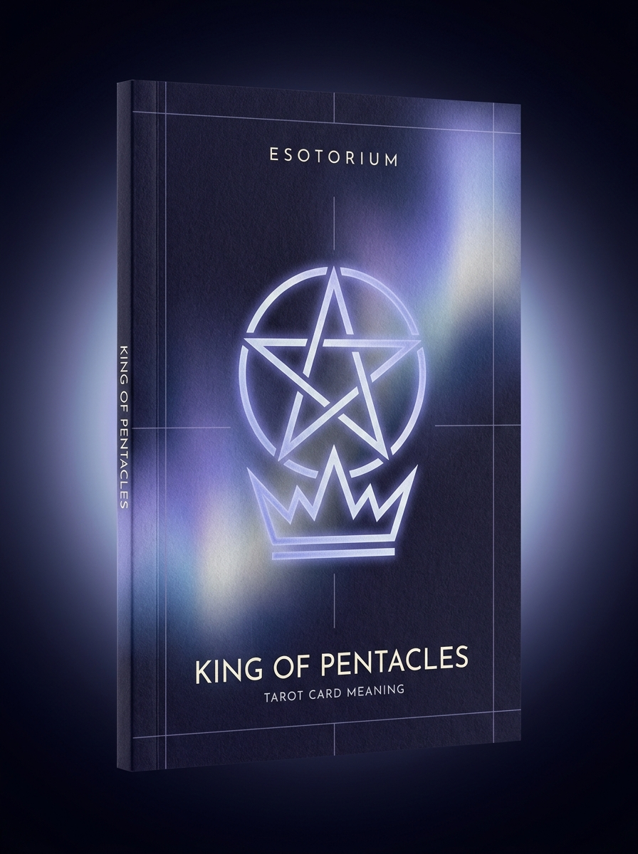 King of Pentacles — Tarot Card Meaning (Upright & Reversed) — Esotorium cover v4