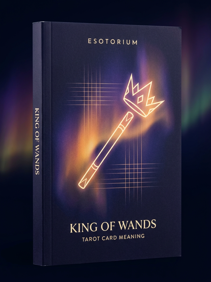King of Wands — Tarot Card Meaning (Upright & Reversed) — Esotorium cover v4