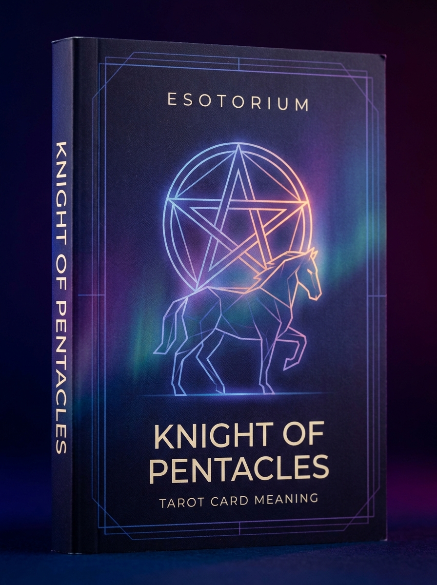 Knight of Pentacles — Tarot Card Meaning (Upright & Reversed) — Esotorium cover v4